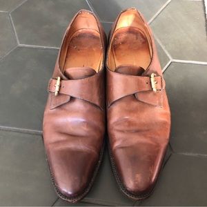 Ralph Lauren Men’s purple label Italian single mono strap shoe